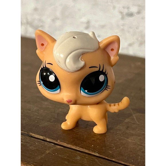Littlest Pet Shop Other - Littlest Pet Shop LPS #3877‎ Meow Meow Milkone Peach Kitty Cat